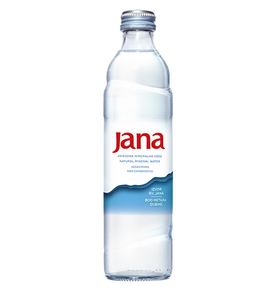 Jana Sticlă Plată 0.33 L